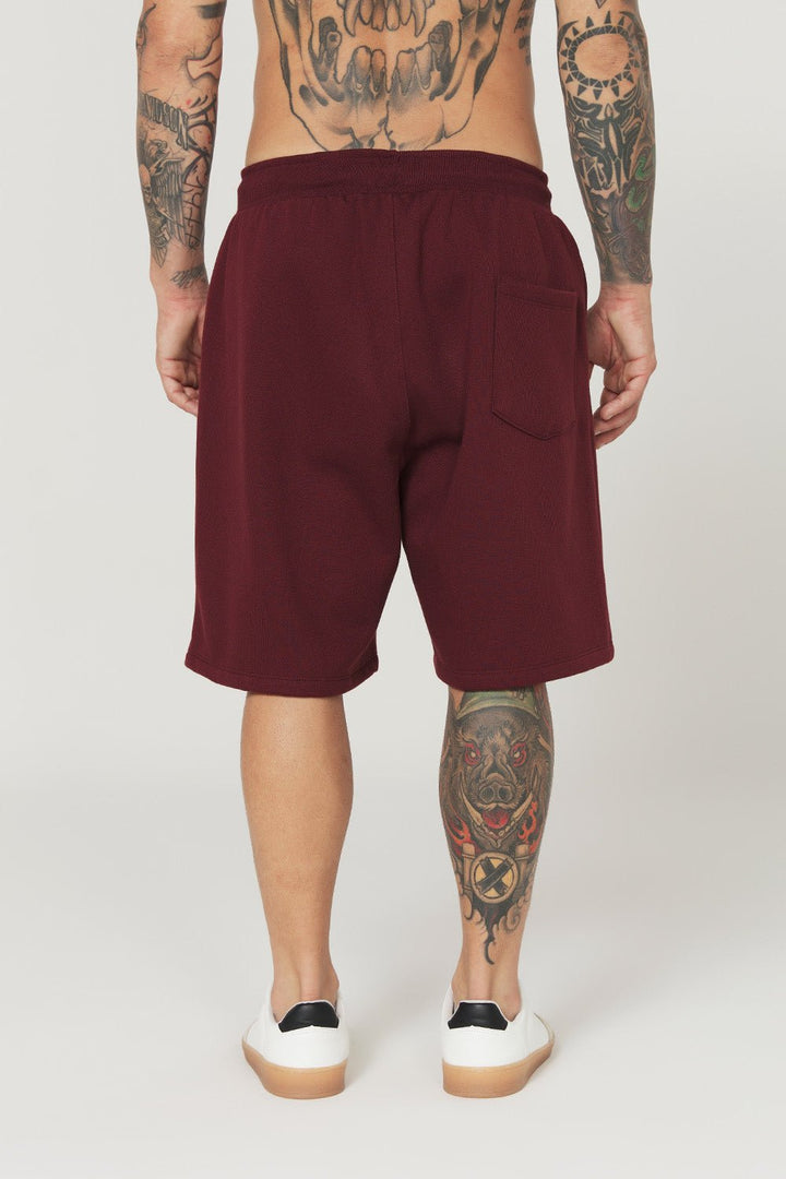 Bermuda Moletom Urban - Bordo - Urban Scars