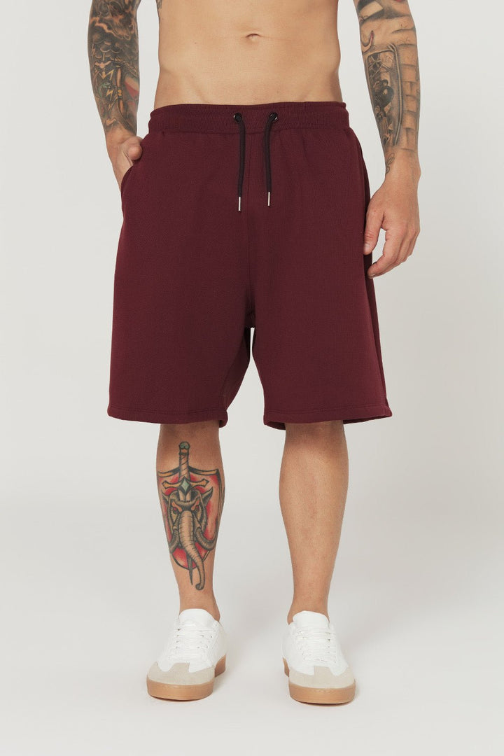 Bermuda Moletom Urban - Bordo - Urban Scars