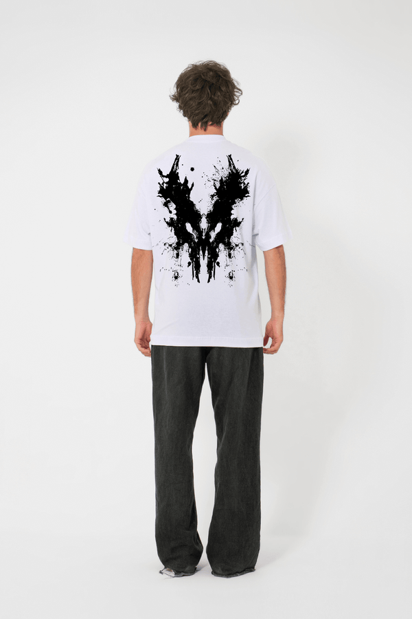 Camiseta Oversized Básica - Dark Soul - Branca - Urban Scars