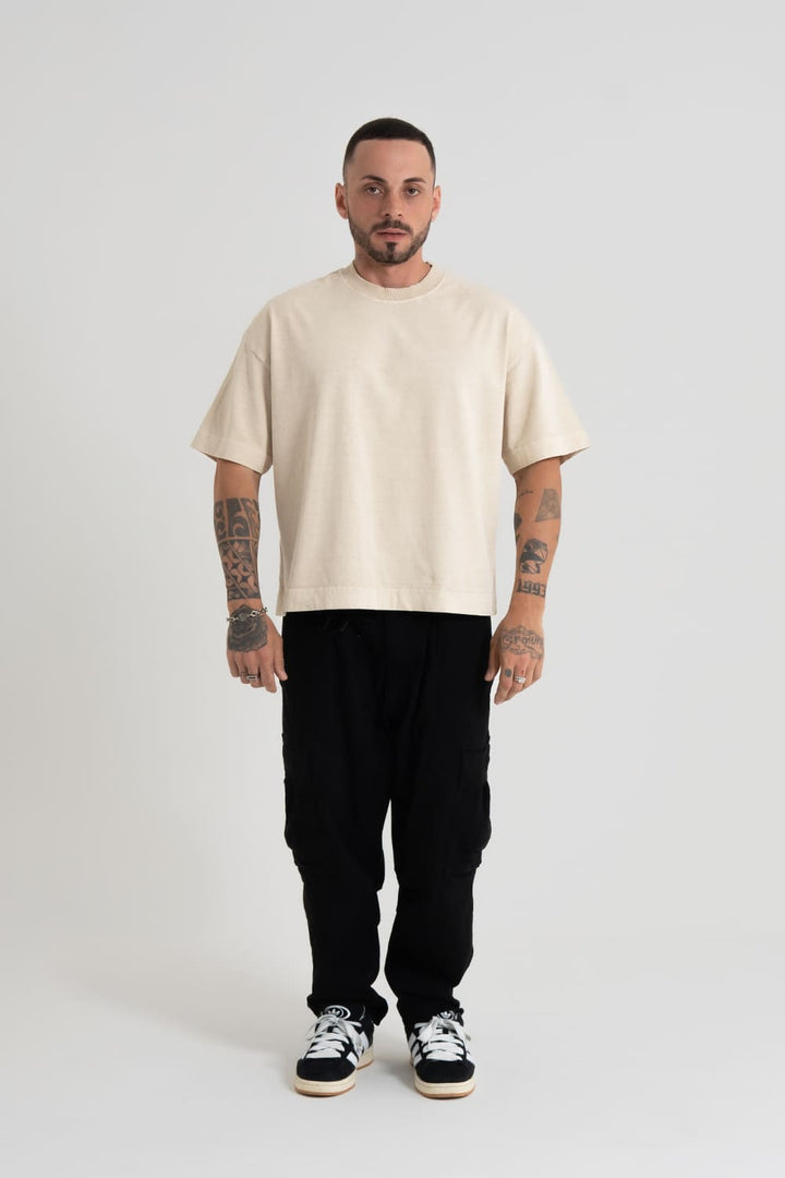 Camiseta Oversized Boxy Lisa - Marifm - Urban Scars