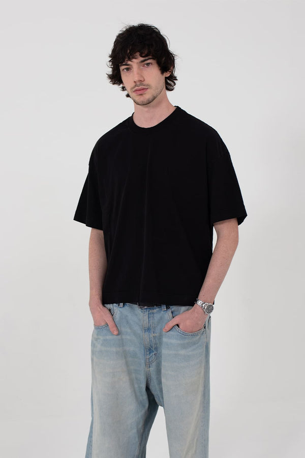 Camiseta Oversized Boxy Lisa - Preta - Urban Scars