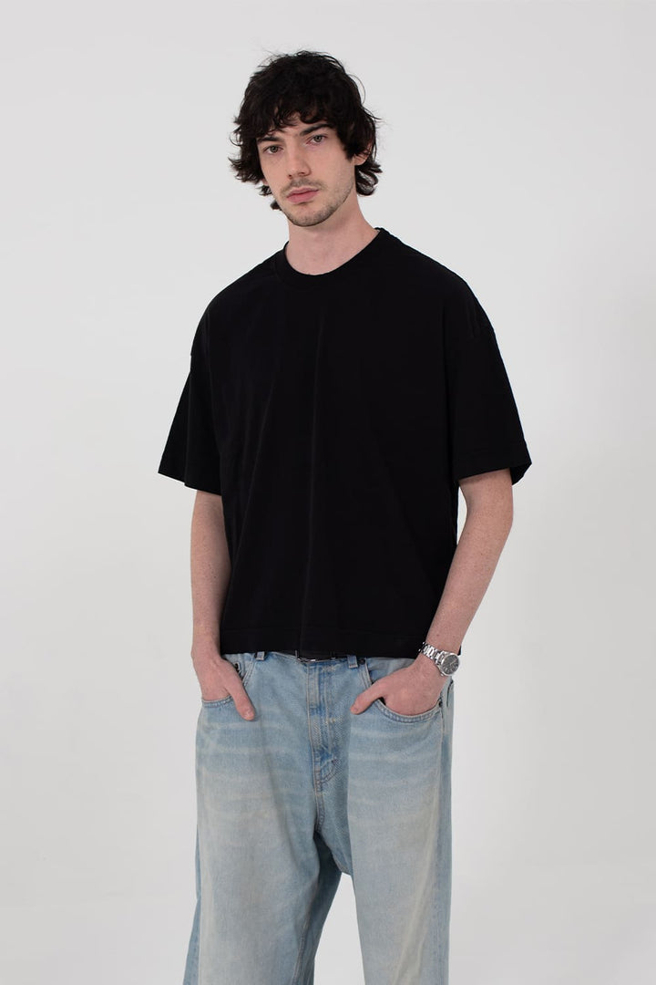 Camiseta Oversized Boxy Lisa - Preta - Urban Scars