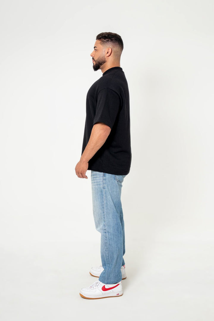 Camiseta Oversized Premium Lisa - Preta - Urban Scars