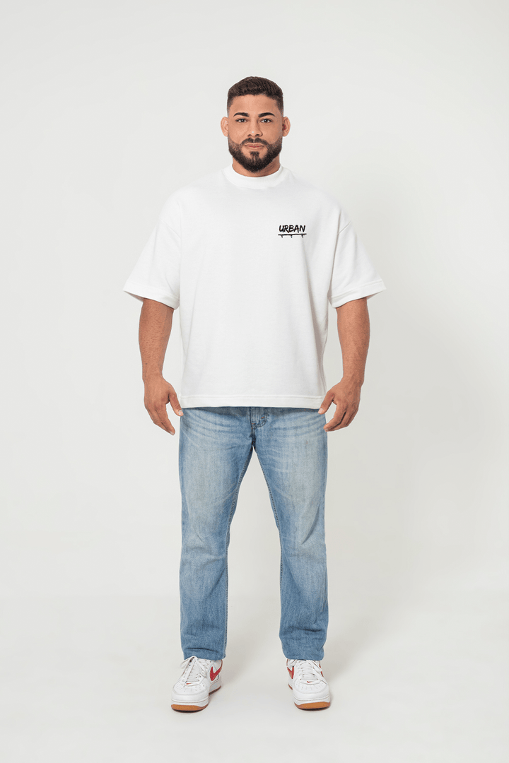 Camiseta Oversized Premium - The Bat - Off White - Urban Scars