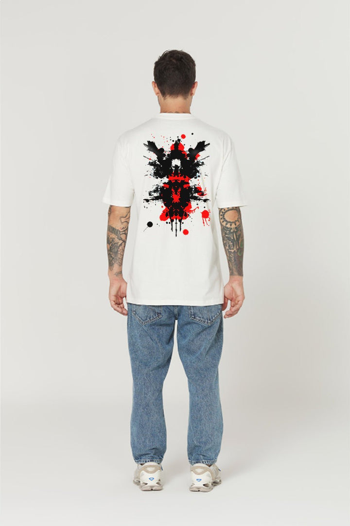 Camiseta Oversized Prime - Crimson Beast - Off White - Urban Scars