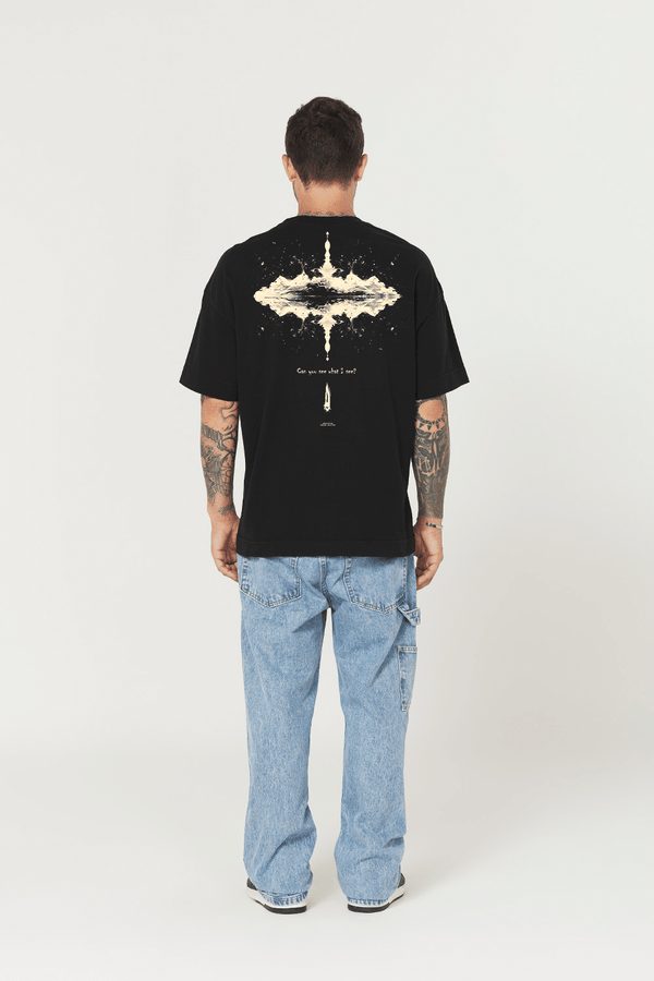 Camiseta Oversized Prime - Inner Madness - Preta - Urban Scars
