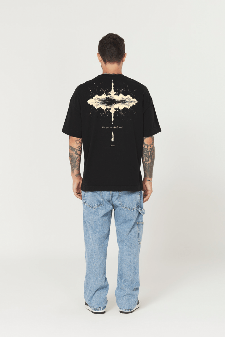 Camiseta Oversized Prime - Inner Madness - Preta - Urban Scars