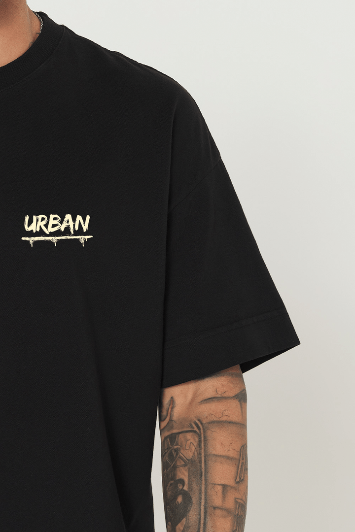 Camiseta Oversized Prime - Inner Madness - Preta - Urban Scars