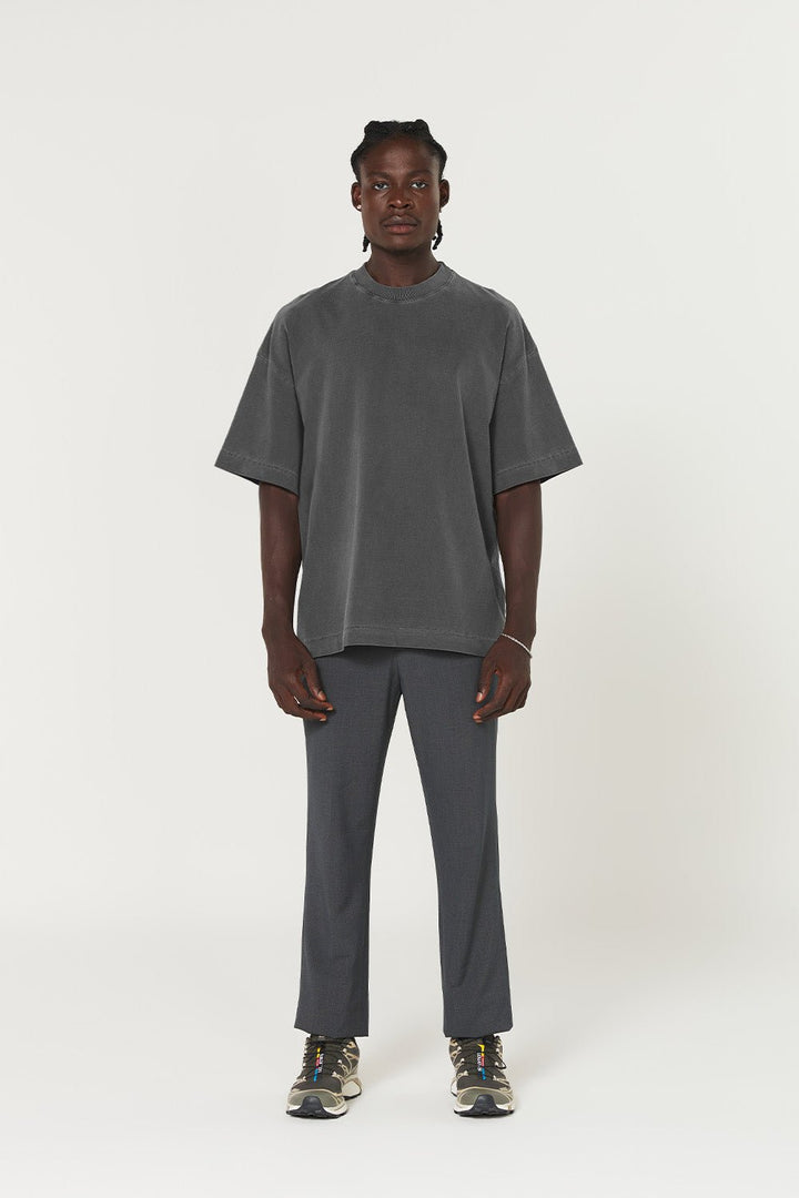 Camiseta Oversized Prime Lisa - Chumbo - Urban Scars