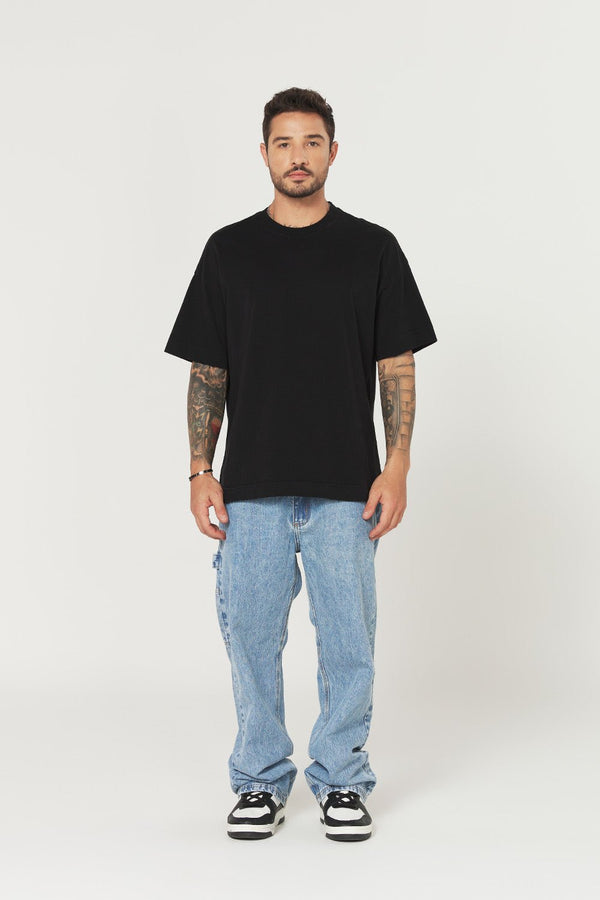 Camiseta Oversized Prime Lisa - Preta - Urban Scars
