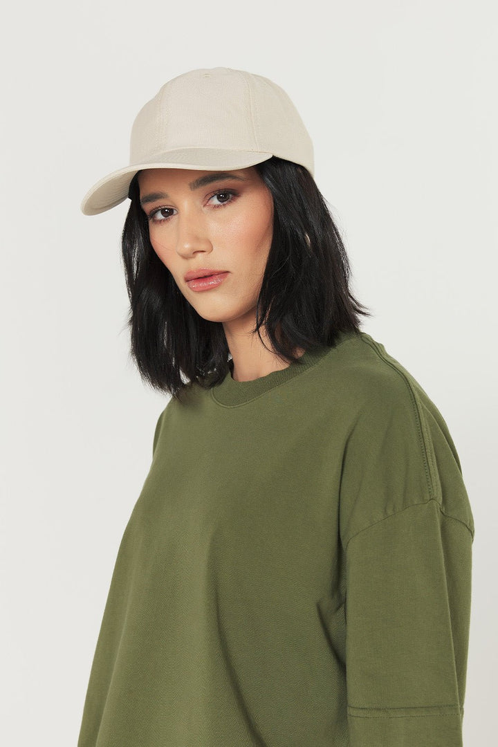 Camiseta Oversized Prime Lisa - Verde Oliva - Urban Scars