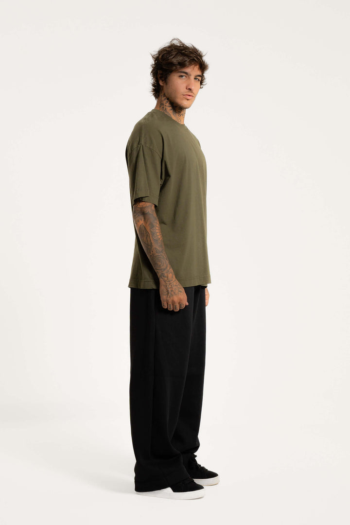 Camiseta Oversized Prime Lisa - Verde Quartzo - Urban Scars