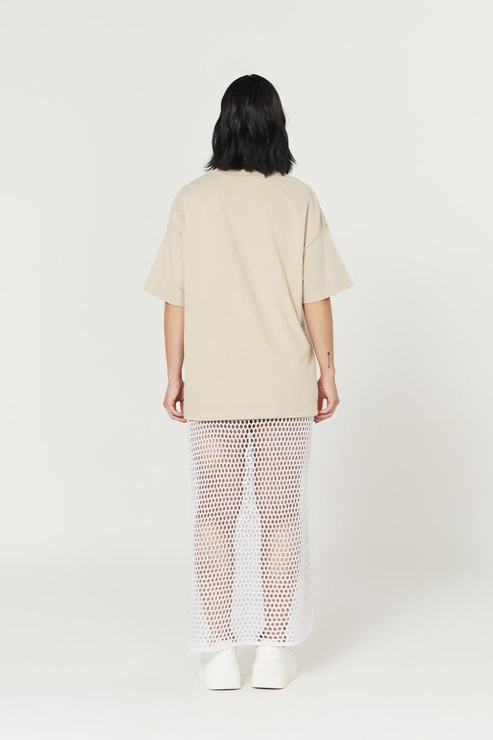 Camiseta Oversized Prime Urban Minimal - Areia - Urban Scars