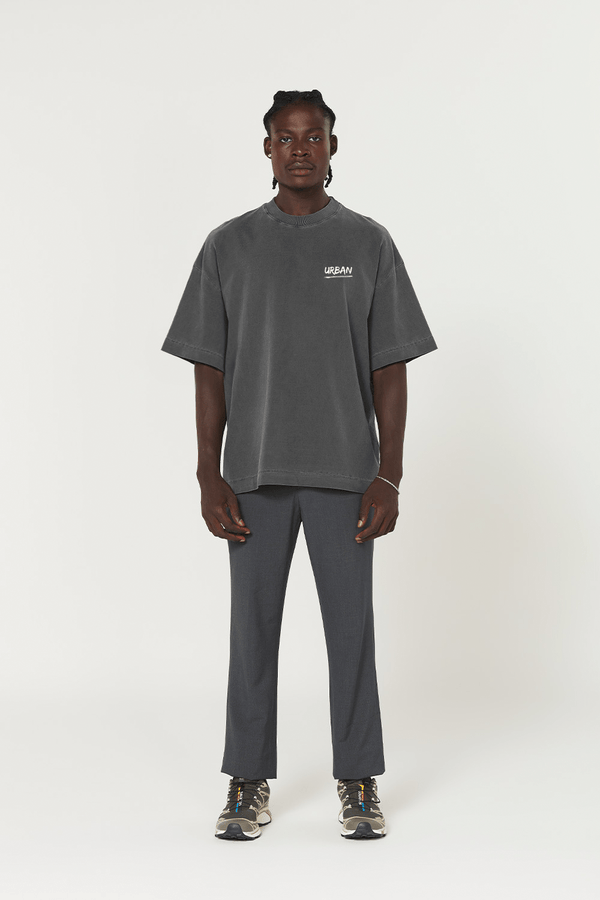 Camiseta Oversized Prime Urban Minimal - Chumbo - Urban Scars