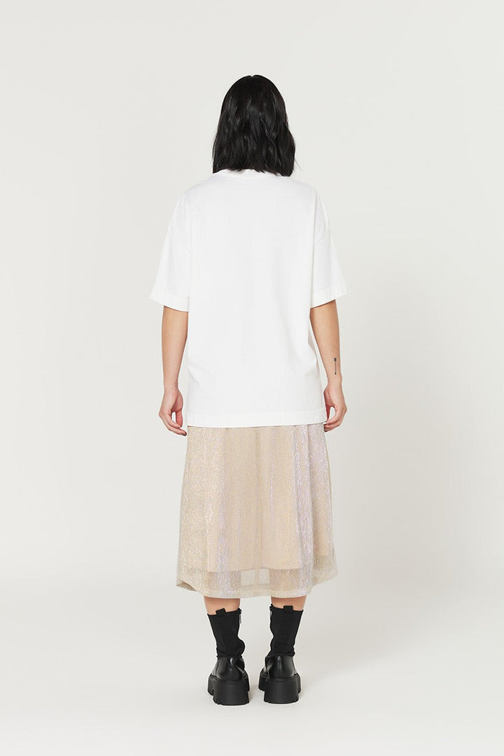 Camiseta Oversized Prime Urban Minimal - Off White - Urban Scars