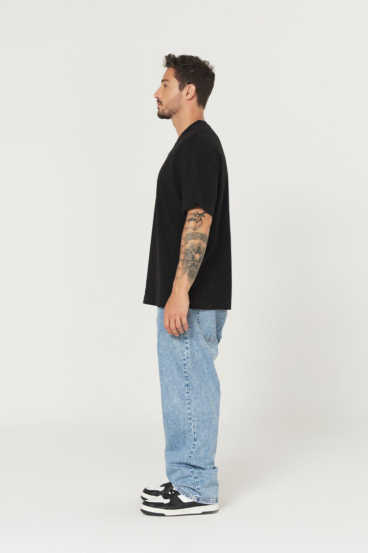 Camiseta Oversized Prime Urban Minimal - Preta - Urban Scars