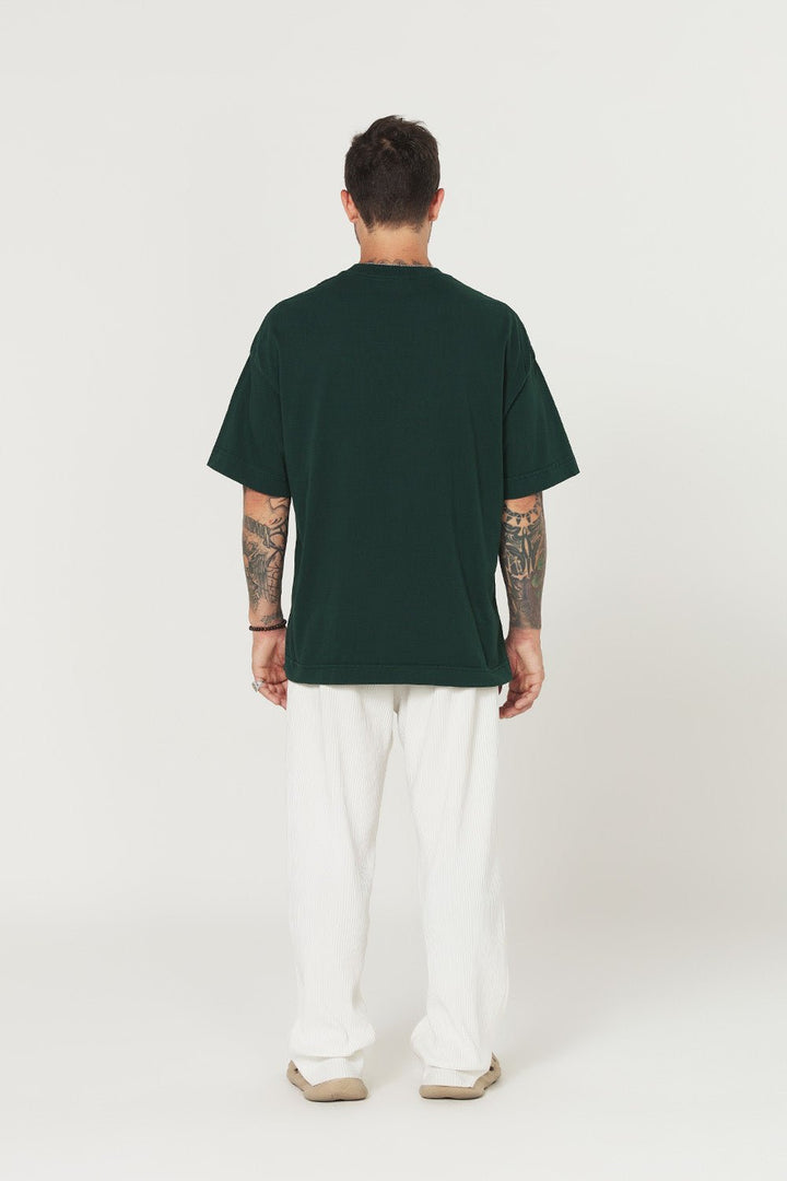 Camiseta Oversized Prime Urban Minimal - Verde Floresta - Urban Scars