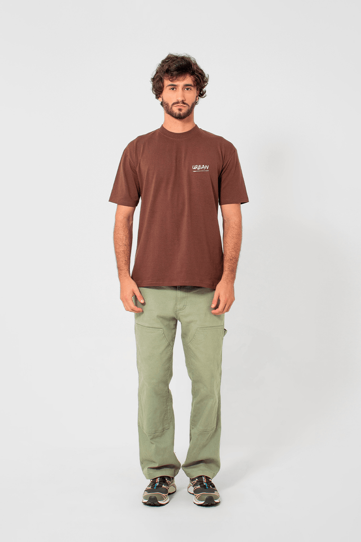 Camiseta Prime Urban Minimal - Marrom Chocolate - Urban Scars