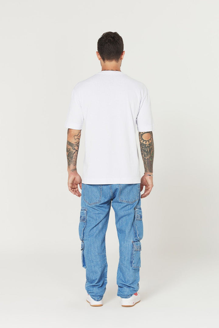 Camiseta Tubular - Crimson Beast - Branca - Urban Scars