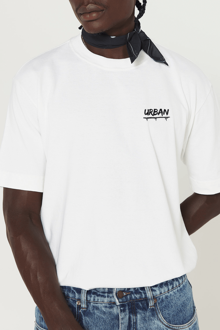 Camiseta Tubular - Primal Pulse - Off White - Urban Scars