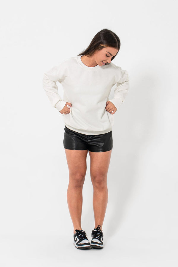 Moletom Blusão Liso - Off White - Urban Scars