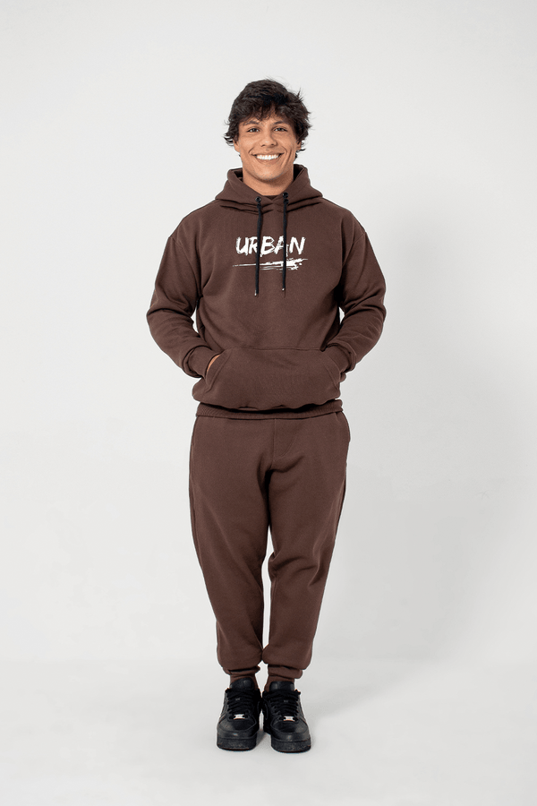 Moletom Canguru Urban Minimal - Marrom - Urban Scars