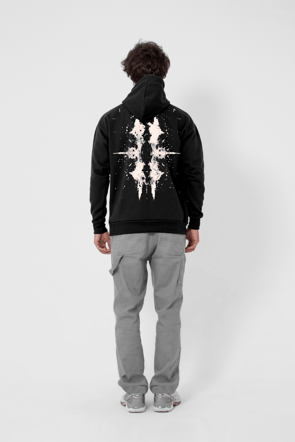 Moletom Canguru - Void Reflection - Preto - Urban Scars