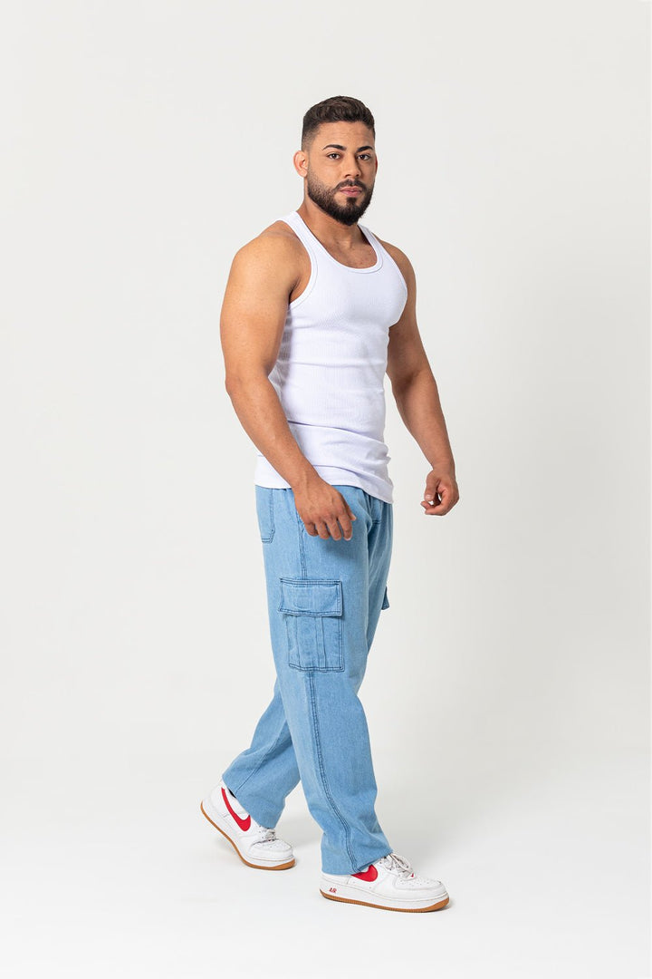 Regata Canelada Masculina Urban - Branca - Urban Scars