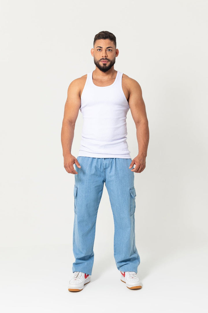 Regata Canelada Masculina Urban - Branca - Urban Scars
