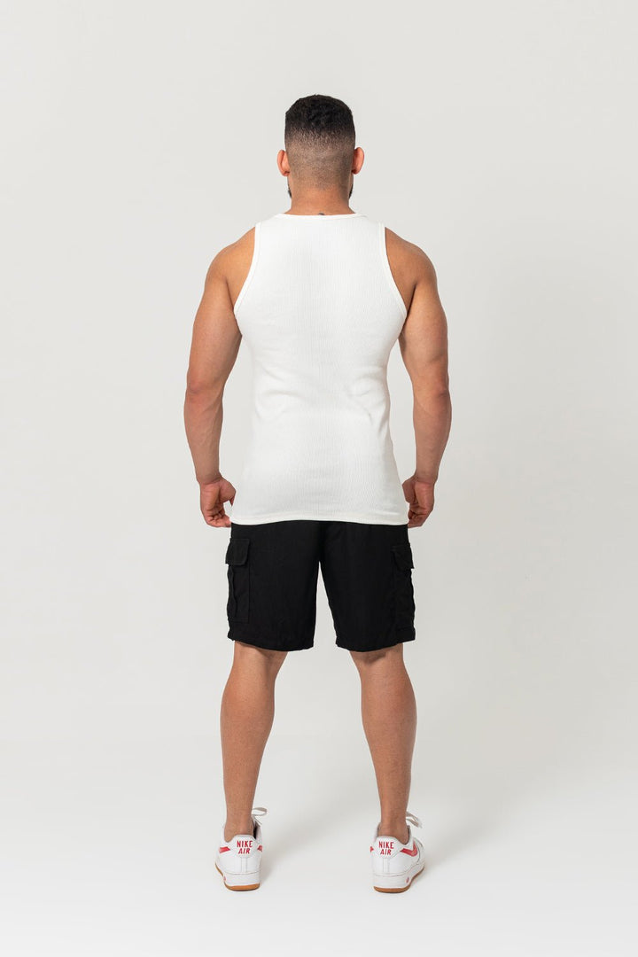 Regata Canelada Masculina Urban - Off White - Urban Scars