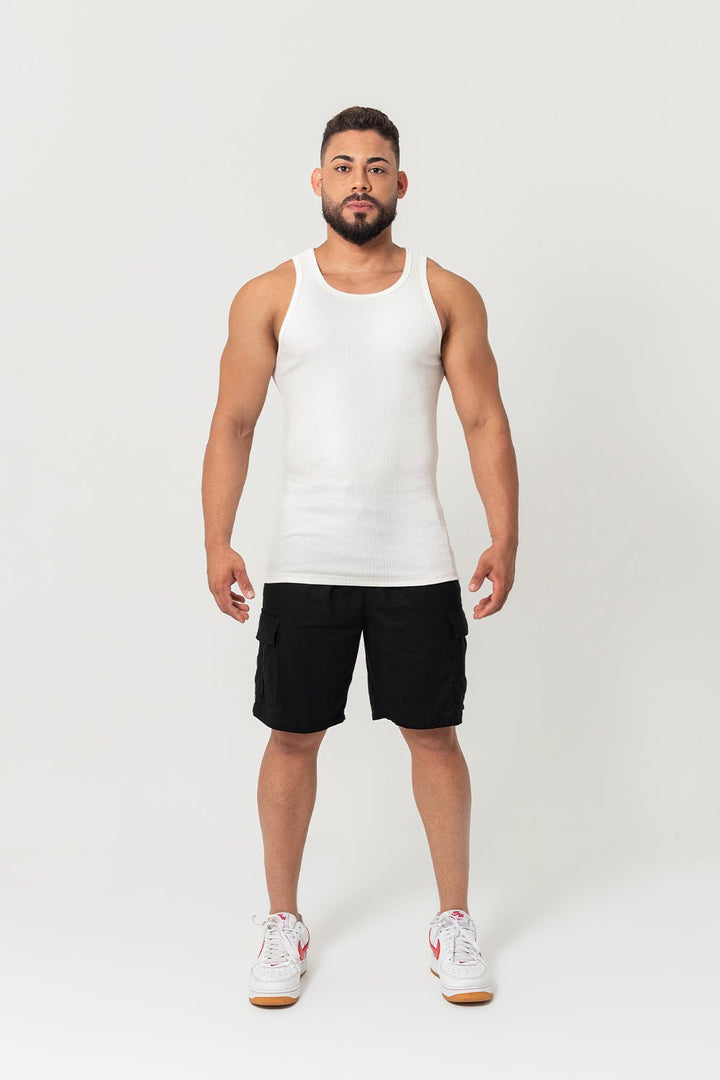 Regata Canelada Masculina Urban - Off White - Urban Scars
