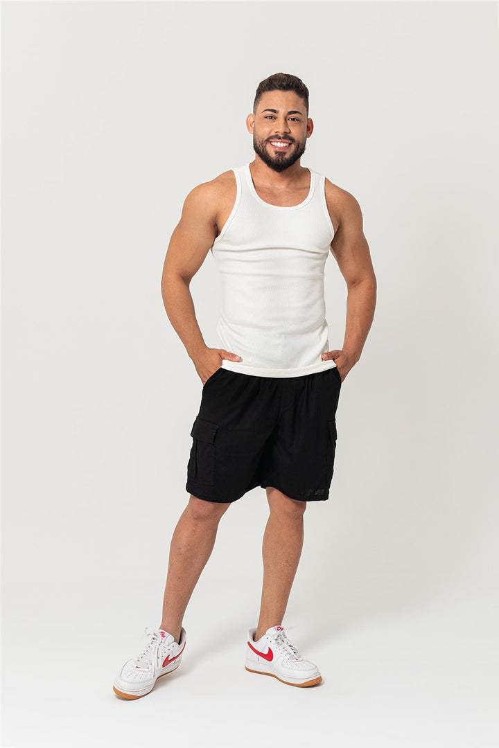 Regata Canelada Masculina Urban - Off White - Urban Scars