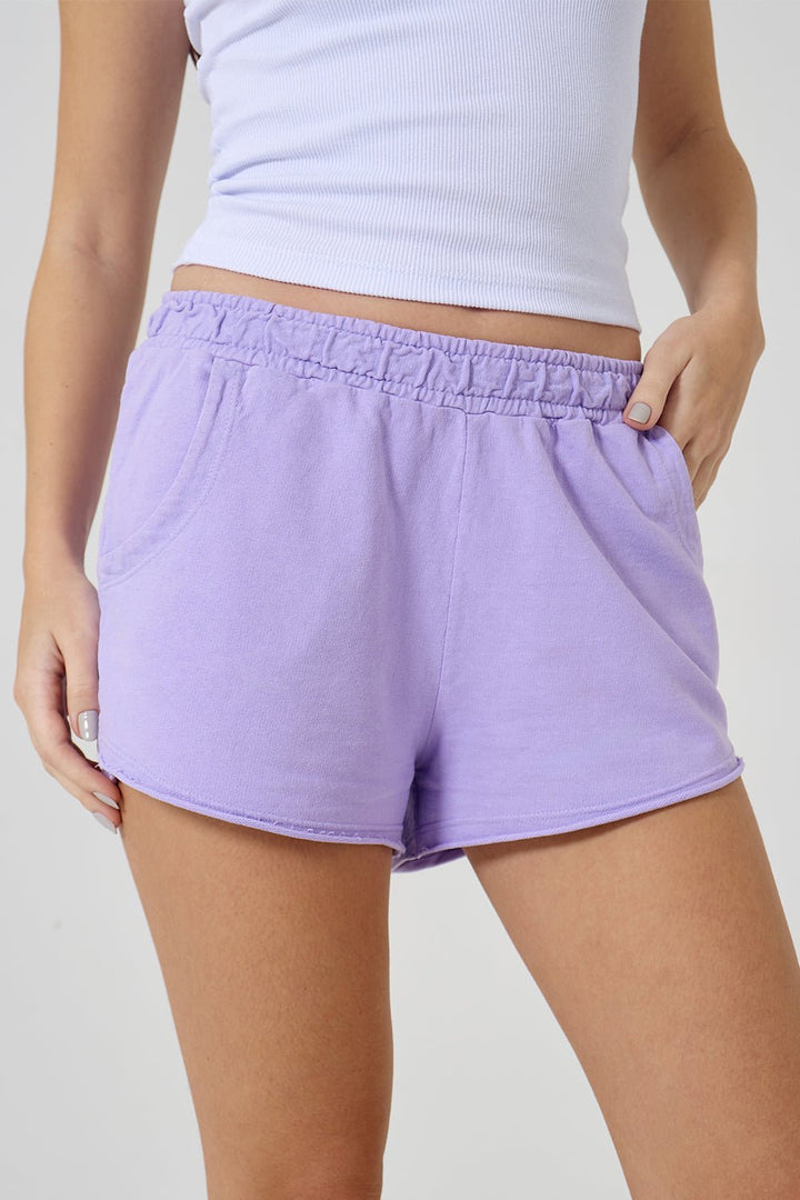 Shorts Moletinho Feminino Urban - Lilás - Urban Scars