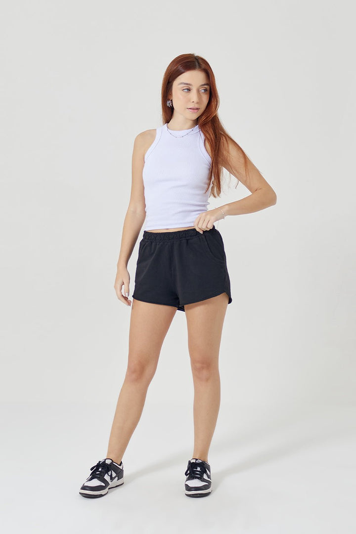 Shorts Moletinho Feminino Urban - Preto - Urban Scars