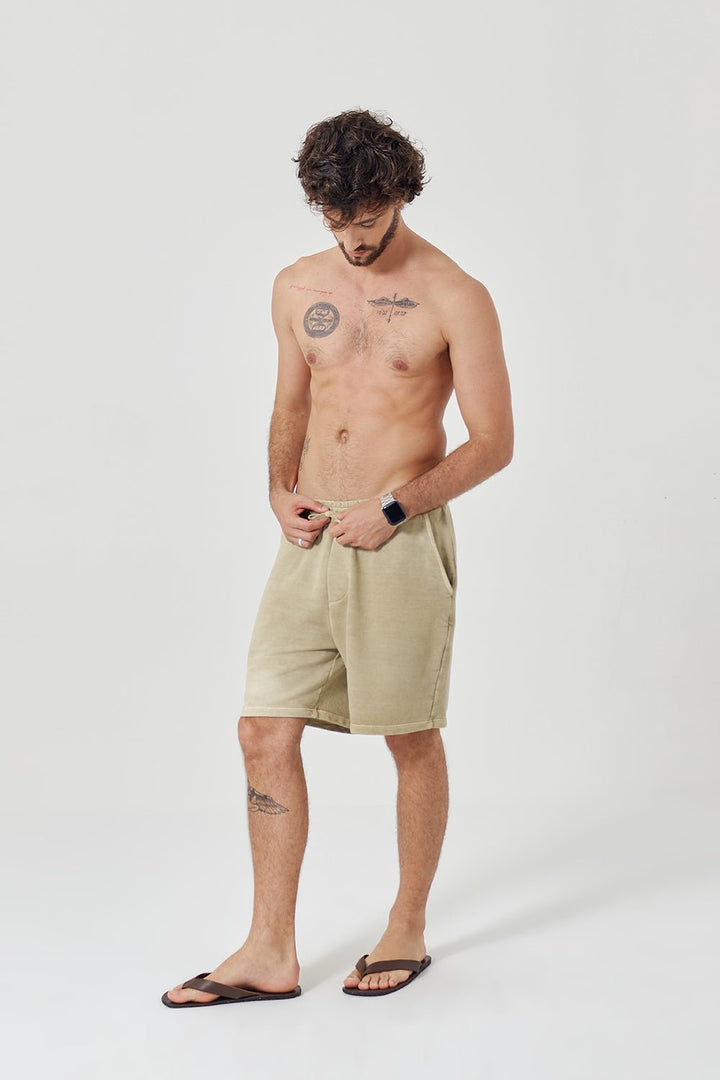 Shorts Moletinho Masculino Urban - Caqui Stone - Urban Scars