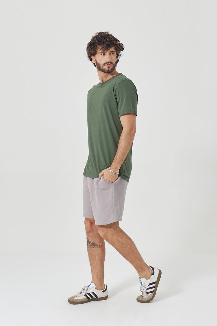 Shorts Moletinho Masculino Urban - Cinza Espacial - Urban Scars