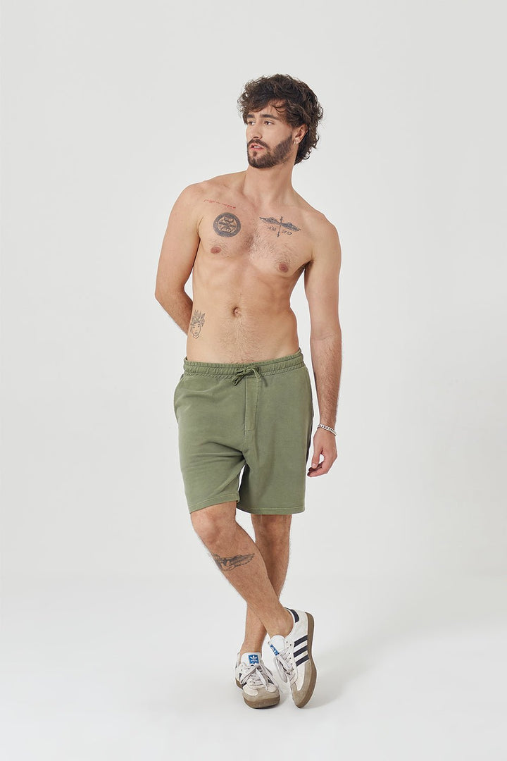 Shorts Moletinho Masculino Urban - Verde Pistache Stone - Urban Scars