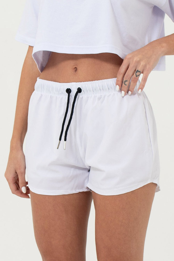 Shorts Tactel Feminino Urban - Branco - Urban Scars